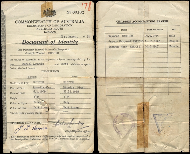 Joseph Harries_Document of Identity_1951.jpg